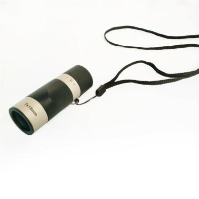 Peso leve branco do preto do telescópio 7x18 do monocular do bolso para a medida da distância