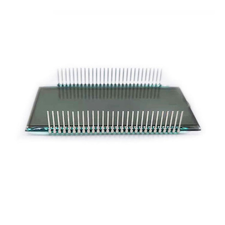 6digit 56 Pin Transparent Panel HTN Mono Seven Segment Lcd Panel Fuel Dispenser LCD Display
