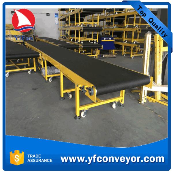 Portable Motorized PVK Conveyor Belt used for parcel express and logistic company