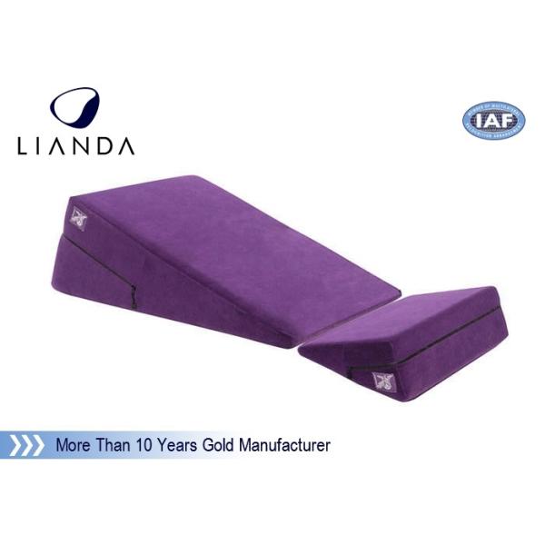 Wedge Pillow for Acid Reflux - Memory Foam Folding Pillow includes a Zippered Cover