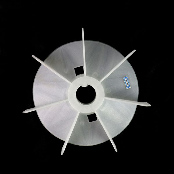 Y2-200-4/6/8 58×300mm 9 Blades Polypropylene (PP) Cooling Fan Blade for 200 Frame Electric AC Motor