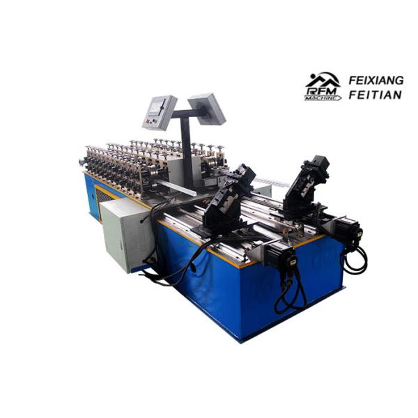 Light Gauge Keel Metal Stud And Track Roll Forming Machine 40 m/min Speed With Double Line