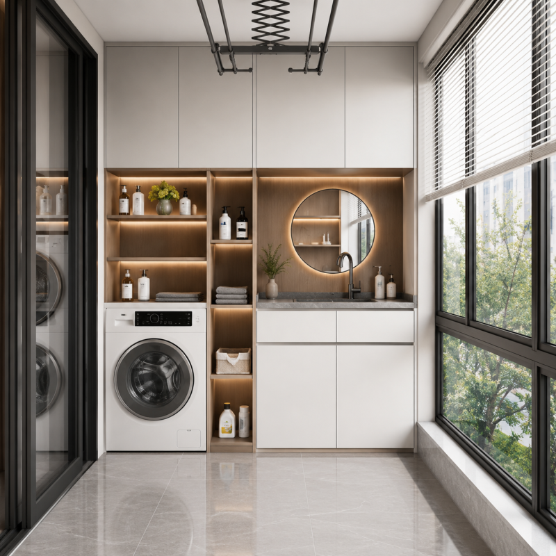 Durable Stainless Steel Laundry With High Corrosion Resistance Perfect Indoor Outdoor Application ASTM Standard Certified