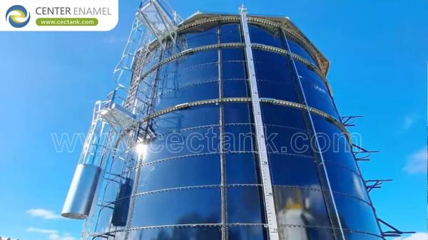 140Tanques de armazenamento de água com vidro revestido de 0,25 mm ~ 0,40 mm de espessura de revestimento