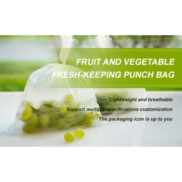 Прозрачные пластиковые пакеты на рулонах для фруктов и овощей