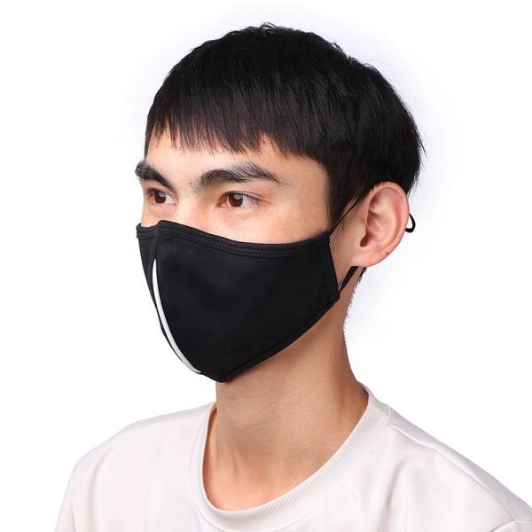 ROHS Anti virus Reusable Washable Dust Mask , Cotton Dust Proof Face Mask