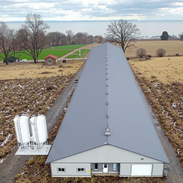 プリファブ 鉄製 鶏棚 鶏場 建築 仕様変更可能