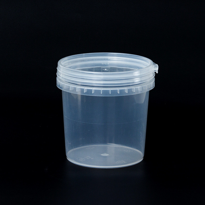 Multi Color Portable Plastic Bucket Food Grade PP Square Bucket 100ml-6000ml