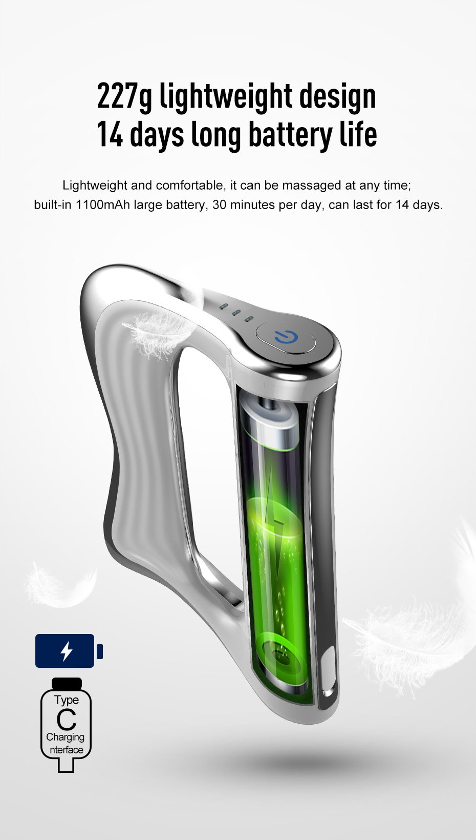 Микро- настоящая мышца EMS ослабляет Massager NMES Hyperblade