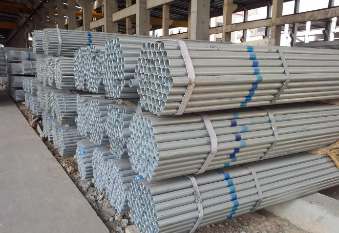 ASME Galvanized Steel Pipes STK500 Round Zinc Coating Black Steel Pipes 1m To 12m