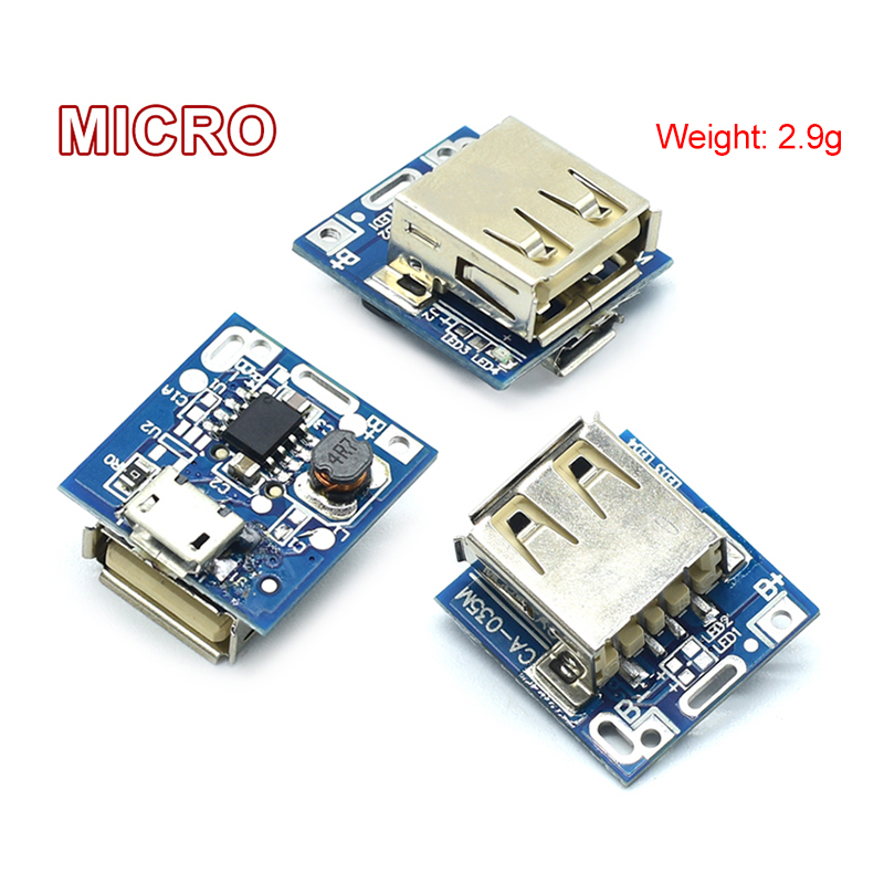 CA-035 DIY USB Charger 5V Step Power Module LED Display Lithium LiPo Battery Charging Protection Board 134N3P Program PCB PCBA
