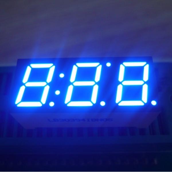 Common anode Ultra blue 0.39 Triple Digit Seven Segment LED Display home appliances