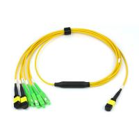 12 manutenção programada 9/125 G657A do divisor do Fanout da fibra ótica dos núcleos MPO MTP para o sistema de expedição de cabogramas