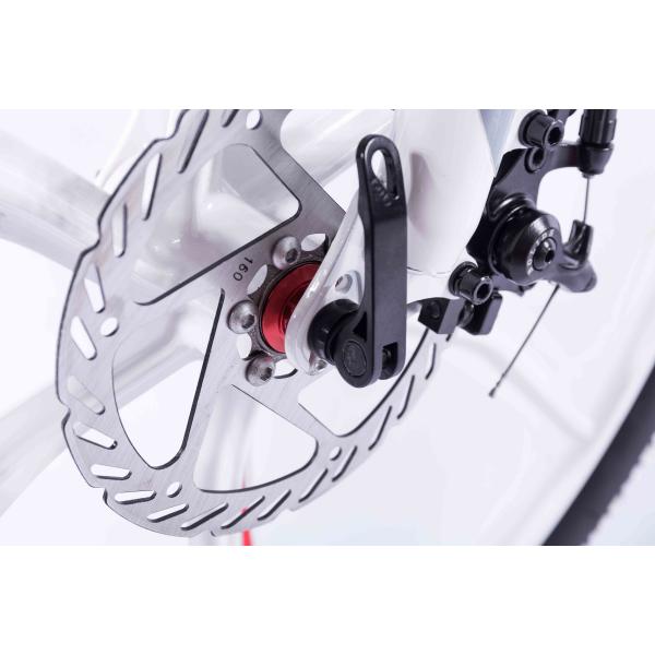 Durable Folding E Bike Integrated Wheel Multi Color Carbon Steel Frame