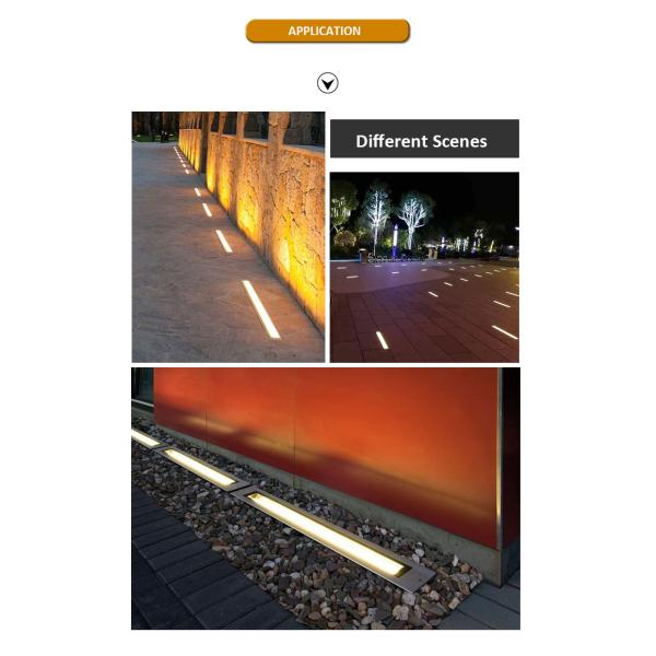 24 Вт постоянного тока 24 Вт светодиодное подземное освещение водонепроницаемое захороненное подземное освещение