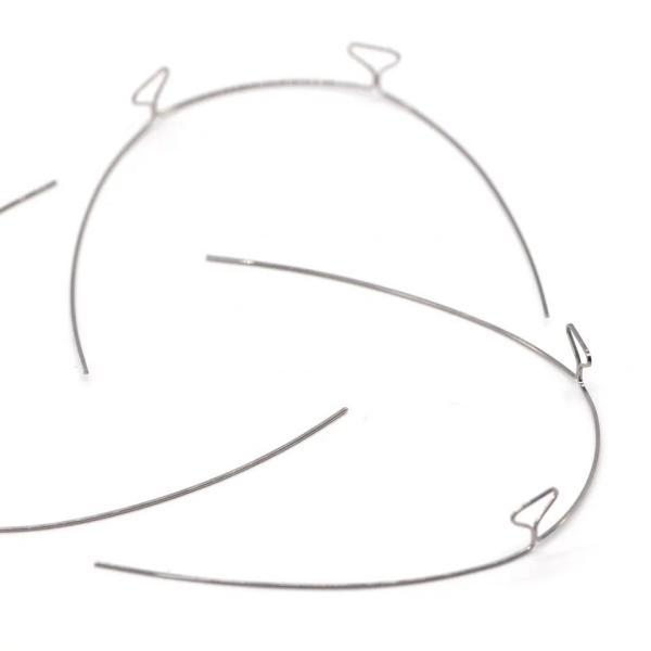 Orthodontic Stainless Steel Bull Braces Loop Wire For Teeth Alignment And Dental Retention