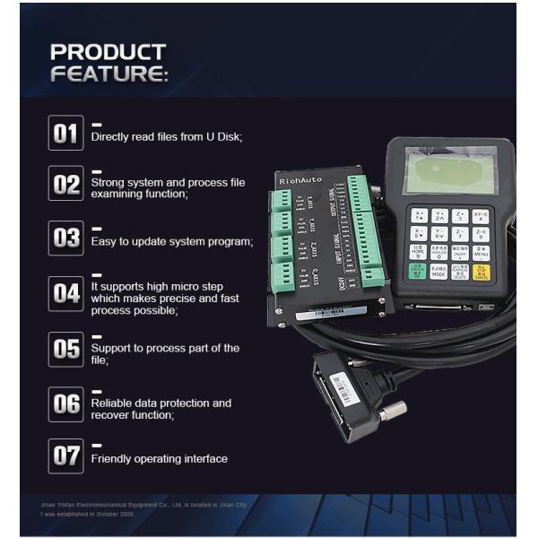 Cnc Router Controller Richauto DSP Controller For 3 Axis CNC Router A11E