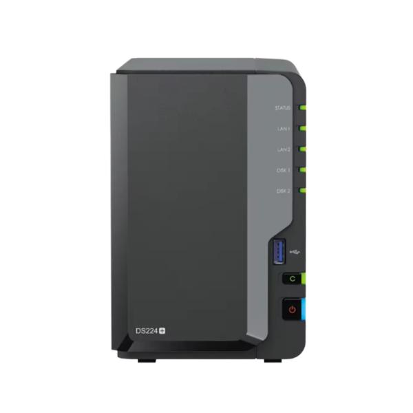 Brand New Networking Storage DS224 2-Bay Diskless NAS with USB Interface 2U Rackmount DiskStation SSD Interface
