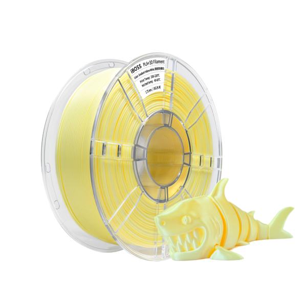 3d Printing Filament High Toughness 3D Printer Gradient Yellow White PLA+ Filament 1000g