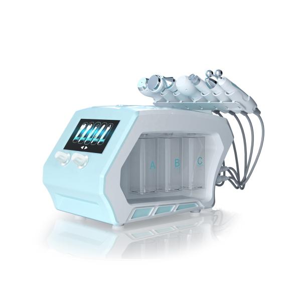 Powerpicc Injection Hydrogen Oxygen Facial Machine 6 Handles RF Microneedling Machine
