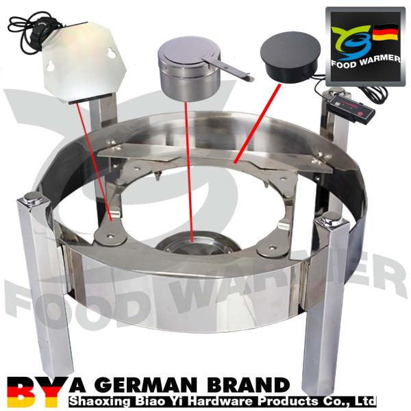 Блюдо Стакабле ресторанного обслуживании нагрева электрическим током 6Л ссаживая с керамическим лотком еды