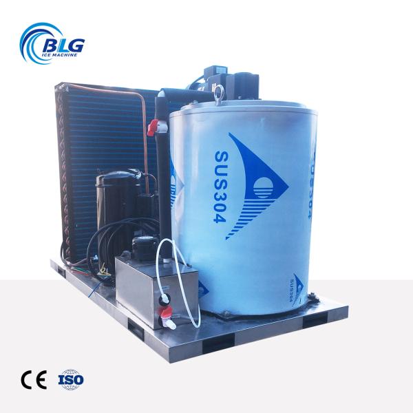 BLG Best Stainless Steel Air-cooled 1ton 380V Automatic Commercial Bar Flake Ice Machine for Marine Fishing Boat Use