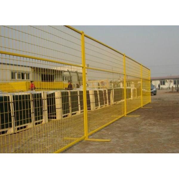 Galvanized Coated Temporary Fencing Hire For Work Site / Iron And Steel Material
