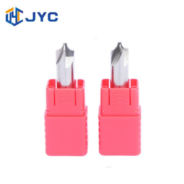 CNC 4 Flutes Carbide Milling Cutters 3mm Flat End Mill With Blue Coating