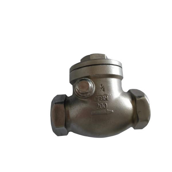 1/2» - 4 задерживающий клапан ПН40 нержавеющей стали отливки продетое нитку НПТ