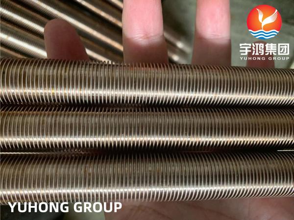 ASME SB111 C70600 Cu90Ni10 Low Fin Tube Energy Saving For Heat Exchanger