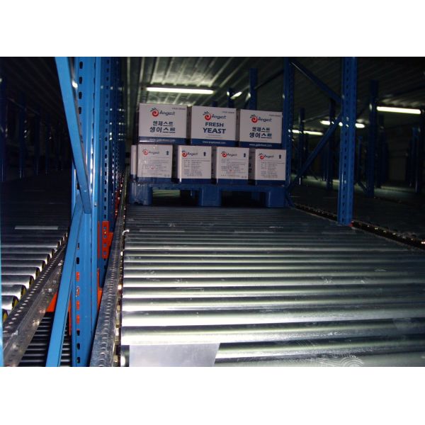 High Quality CE High Utilization Gravity Roller Warehouse Pallet Racks Shelves for Same Large Quantity of Cargo