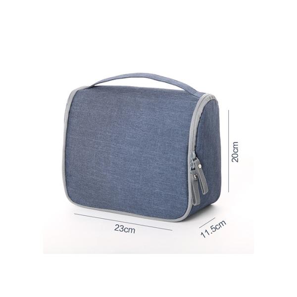 Waterproof Mens Toiletry Bag Customized Logo Available With Black Inside Lining