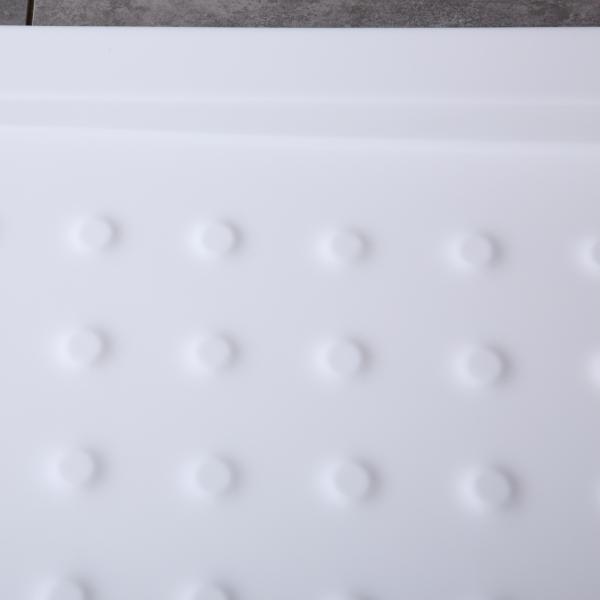 90mm Diameter Waste Hole Rectangular Acrylic Shower Base Bathtub Tray with Full Sizes
