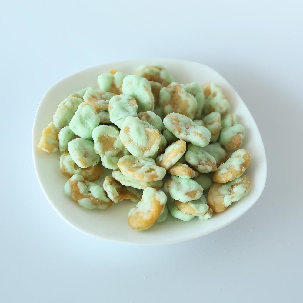 Смешанная фасоль Fava широкая откалывает пряное красочное вкуса карри и морской водоросли хрустящее