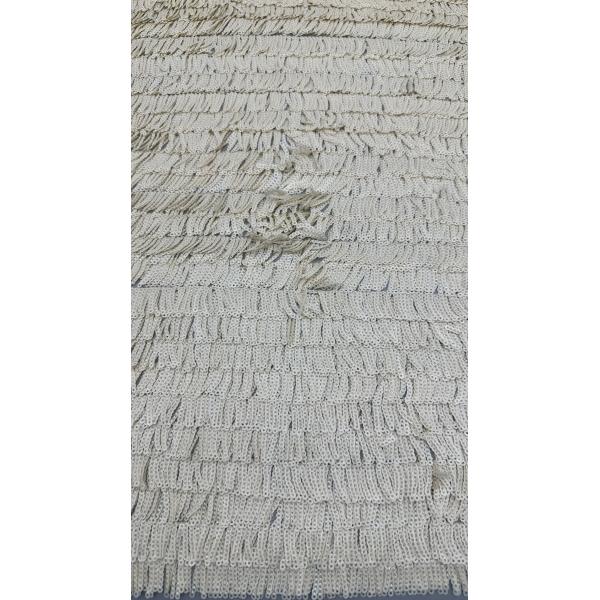 Sequin Embroidered Fabric Sequin Tasstels Embroidered Evening Luxury Occasion Wedding Fabric