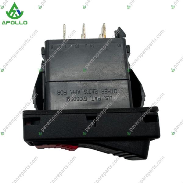 APOLLO Brake Button Switch 12V/20A For Road Roller CC524 CC624HF CC6200 4700791582