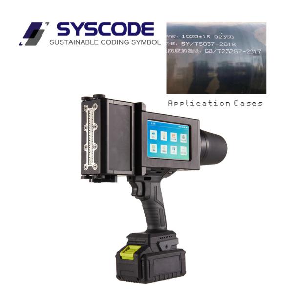 Portable Handheld Large Character Inkjet Printer for Metal Pipes