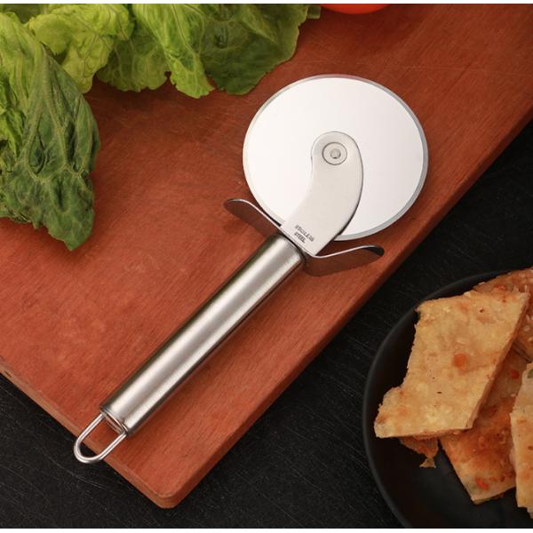 Stainless Steel Pizza Cutter Wheel Knife Kitchen Baking Tools