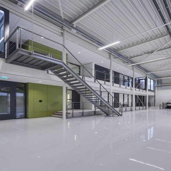 Galvanized Steel Structure Workshop , Prefab Metal Warehouse Building