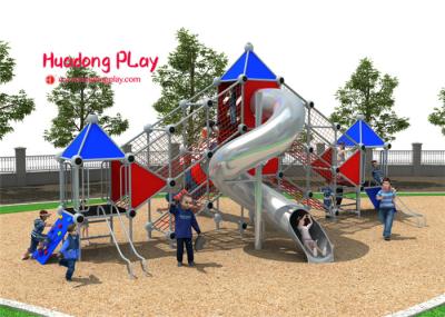 Big Stainless Steel Tube Children'S Climbing Structures For Amusement Park Kindergarden