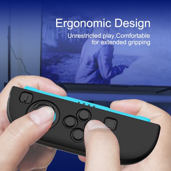 Full-Cover Silicone Case for Switch 2 360° Protection Secure & Comfortable Grip for Nintendo Switch 2 Joy-con Controller  with Side Protection Enhanced Fit & Comfort