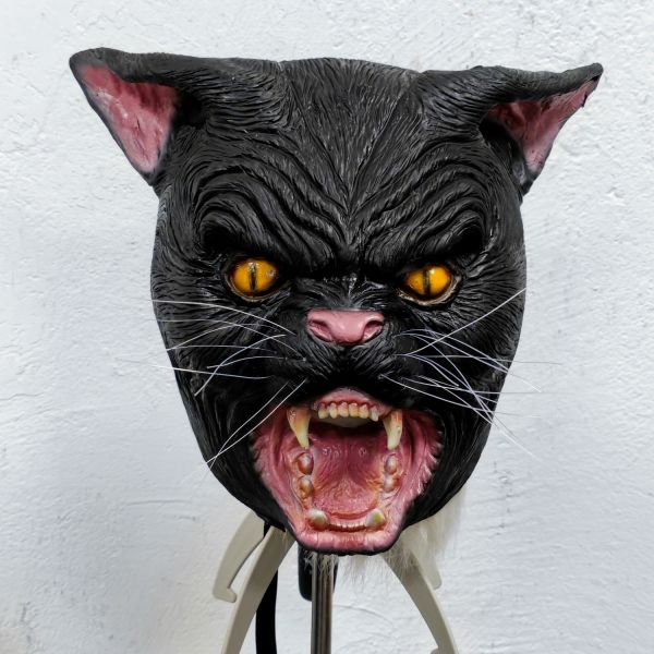 Latex Material Halloween Mask with One Size Fit Most for Horror Fantasy Characters