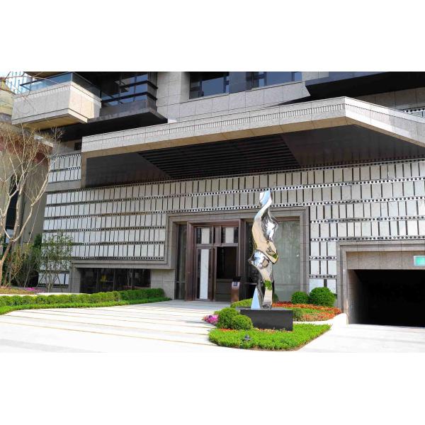 Современное на открытом воздухе украшение площади скульптуры металла в нержавеющей стали 316Л