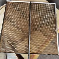 Custom Size 304 Stainless Steel Perforated Metal Mesh Flat Sheet Trays For Oven Baking