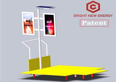 3500lm IP66 Integrated Trolley LED Solar Light For Night Markets