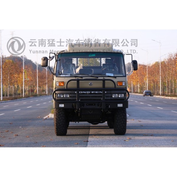 Dongfeng 153 Double Cab High-End Off-Road Cargo Truck _ EQ2102N All-Wheel Drive Off-Road Multi-Purpose Truck _ 3.5-Ton 6x6 Flat-Head Double Cab Diesel Transport Vehicle
