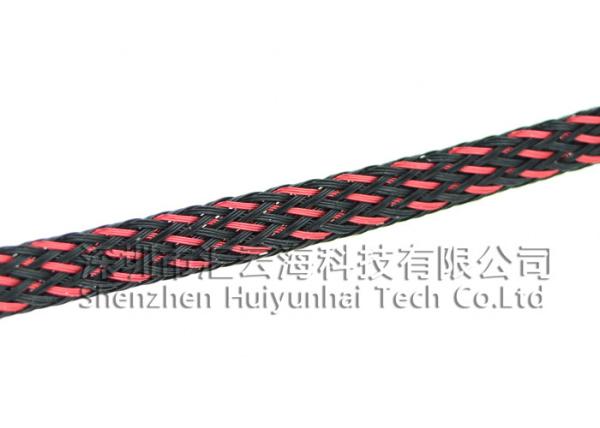 Colorful Durable Flexible Braided Wire Covers High Strength Abrasion Resistance