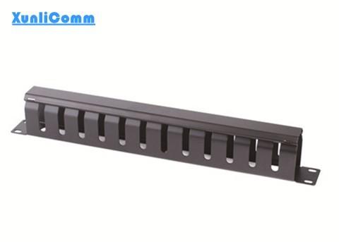 Reliable Server Rack Cable Management Cold Rolled Steel With Powder Coat Finishing