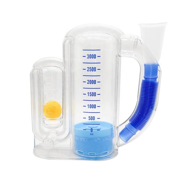 Breath  Measurement System Breathing Lung Exerciser With Handle 5000 Volumetric Exerciser