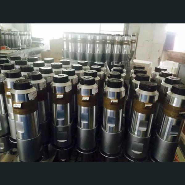 PP Nonwoven Ultrasound Plastic Welder , High Power Ultrasonic Transducer For Cup Mask
